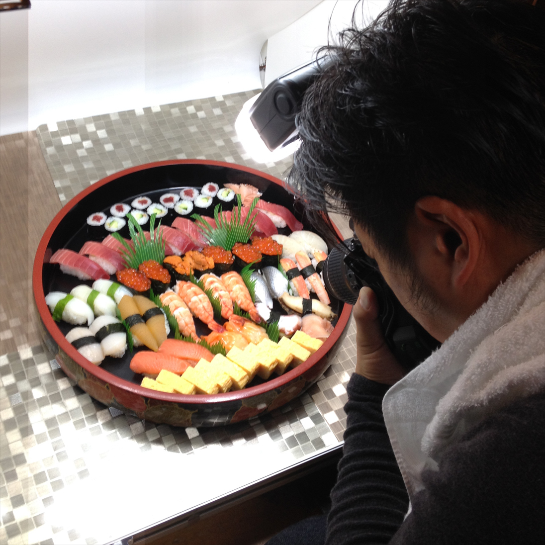 お料理の撮影