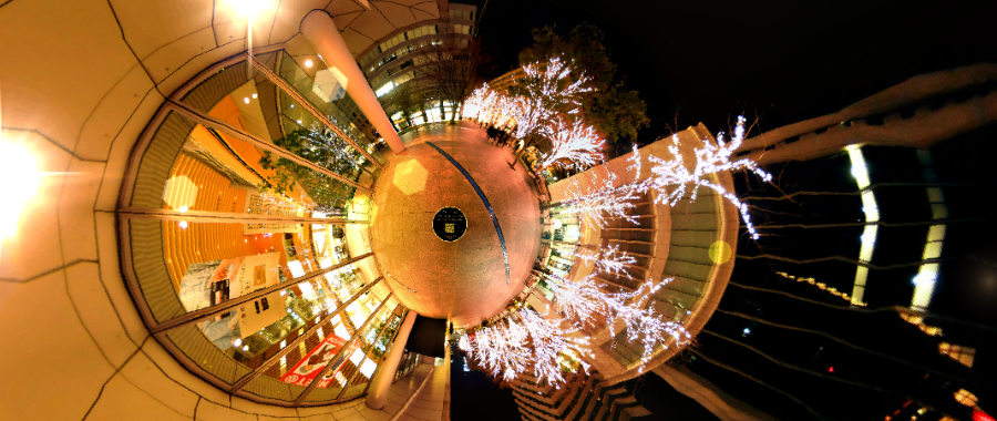 360°パノラマ バーチャルリアリティ