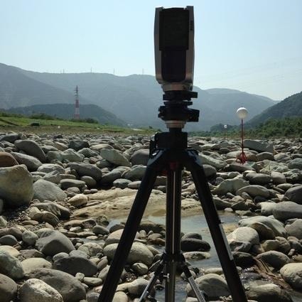 神奈川県 滋賀県 三次元計測 レーザースキャナー 河川浚渫工