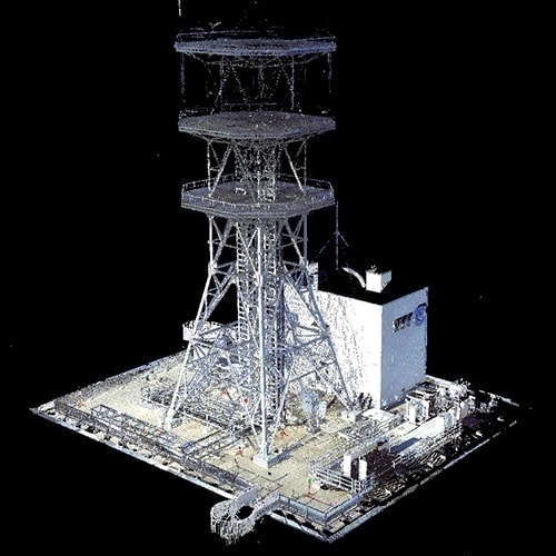 航空レーザー測量 地上型レーザスキャナによる測量
