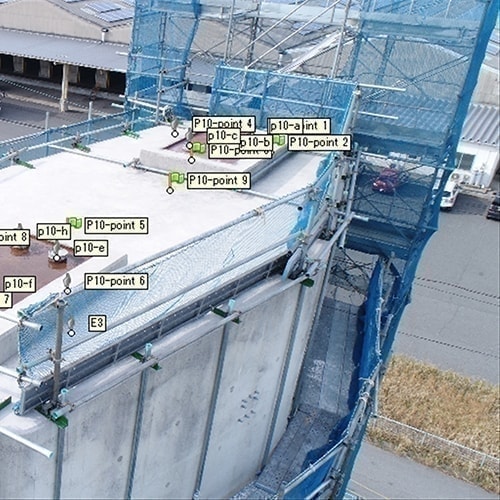 ドローンを活用した鉄塔点検　橋梁点検