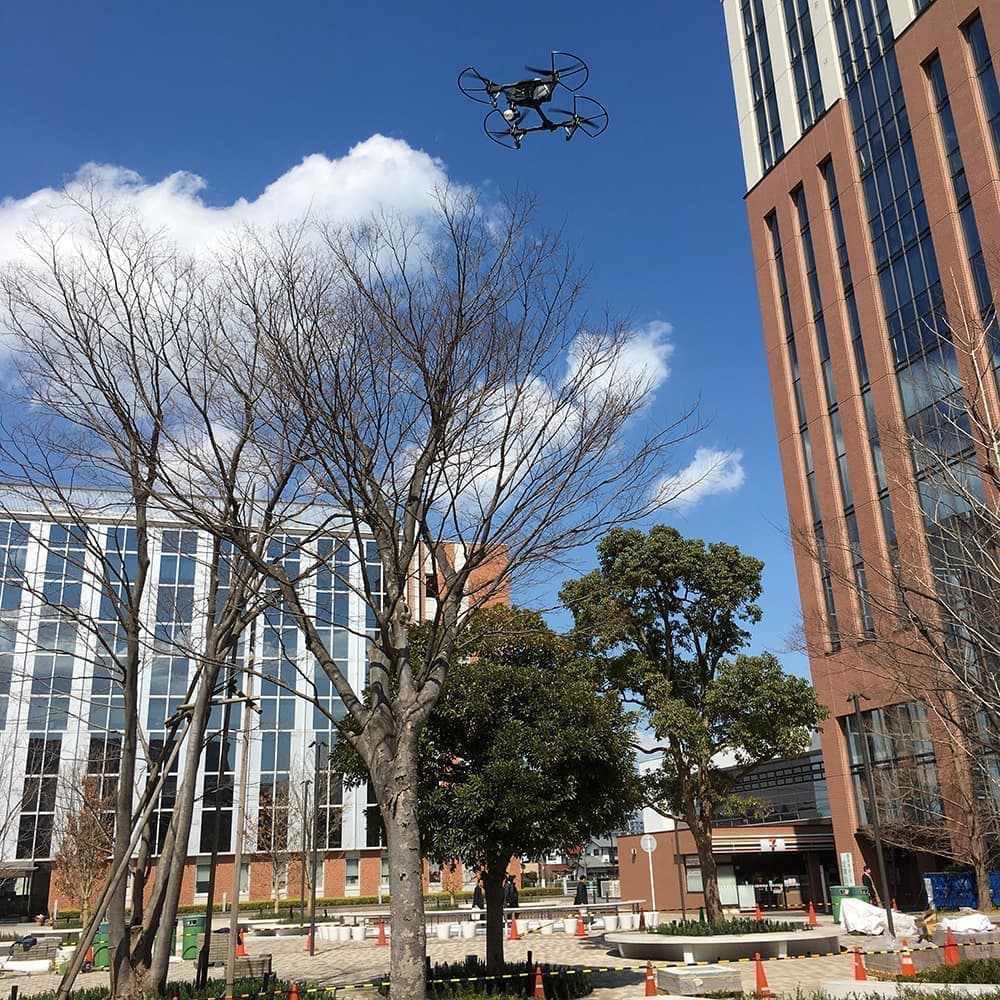 ドローンを活用した空撮・写真測量　竣工撮影　工事記録