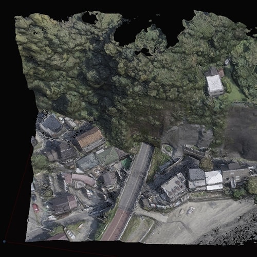 ドローンを活用した空撮測量とオルソ画像