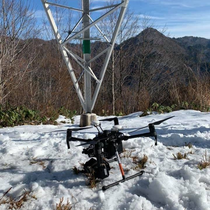 神奈川県 滋賀県 建設ICT施工 空中写真測量 3次元点群データ処理 鉄塔点検