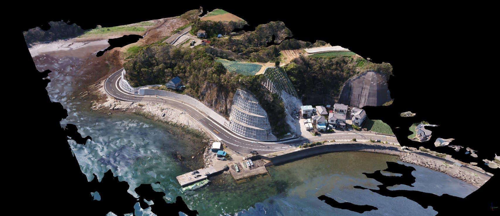 神奈川県 滋賀県 建設ICT施工 空中写真測量 3次元点群データ処理