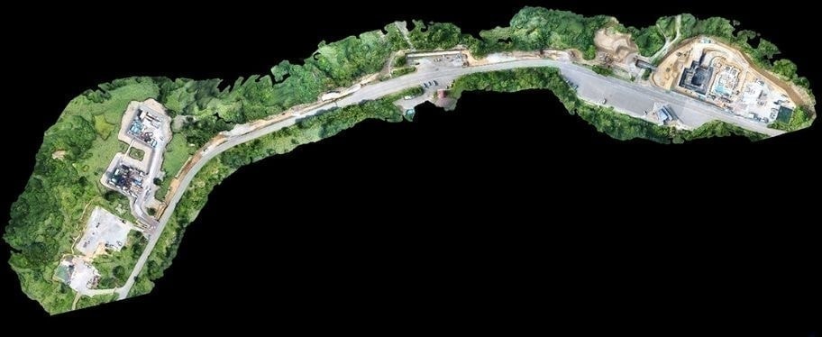 神奈川県 滋賀県 建設ICT施工 空中写真測量 3次元点群データ処理