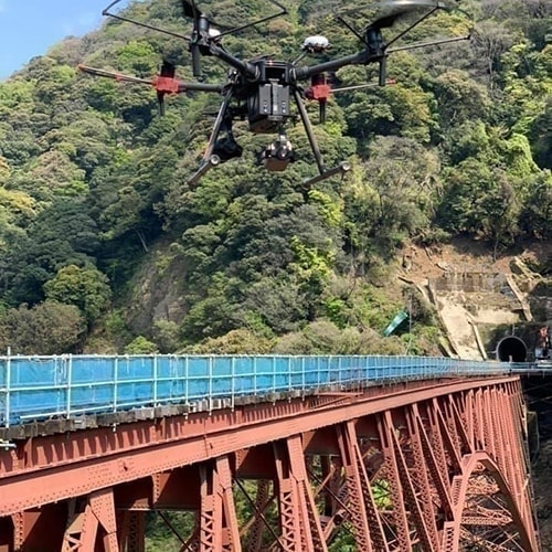 神奈川県 滋賀県 建設ICT施工 空中写真測量 3次元点群データ処理 橋梁点検