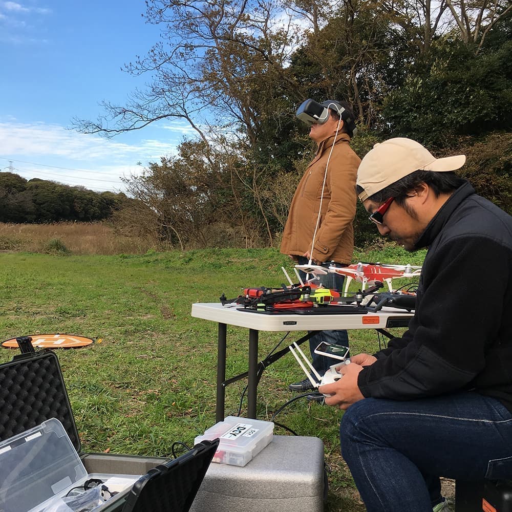 ドローンの定期練習会