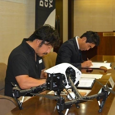 ドローンを活用した横須賀市防災協定