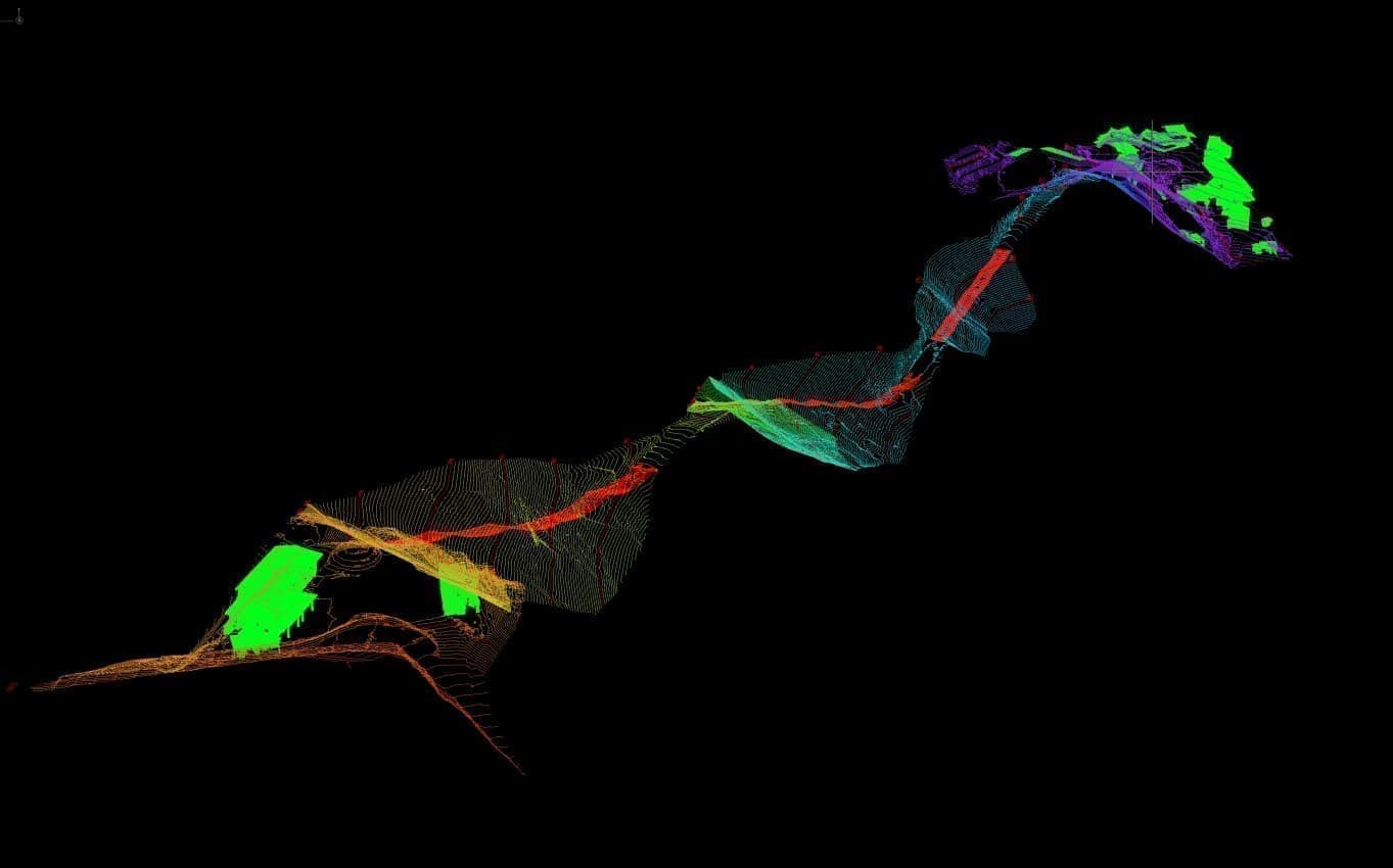 ドローン空撮測量と地上レーザーを組み合わせた設備管理の手法を提案しています。滋賀県甲賀市 神奈川県