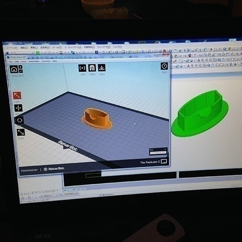 オリジナルパーツを3Dプリンターで製作しています