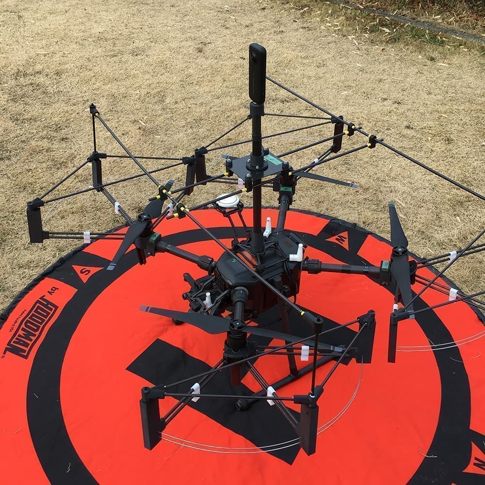 ドローンの実証実験に対応した各種パーツを設計・製作しています