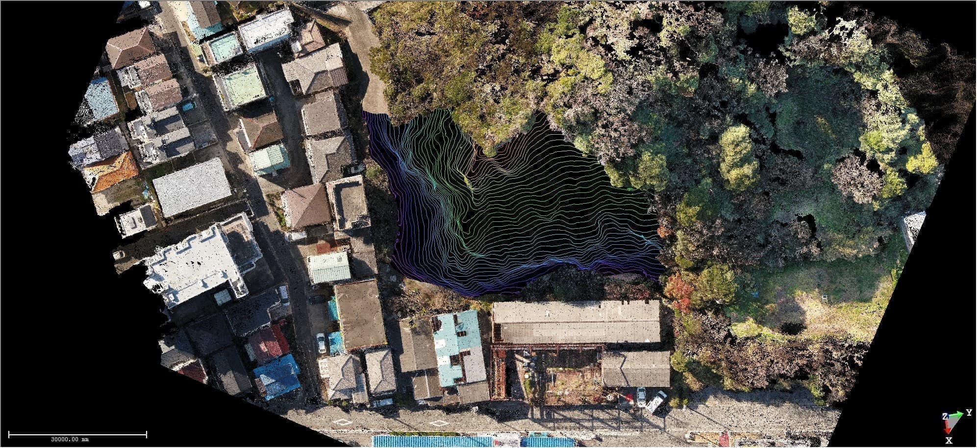 神奈川県 滋賀県 建設ICT施工 空中写真測量 3次元点群データ処理