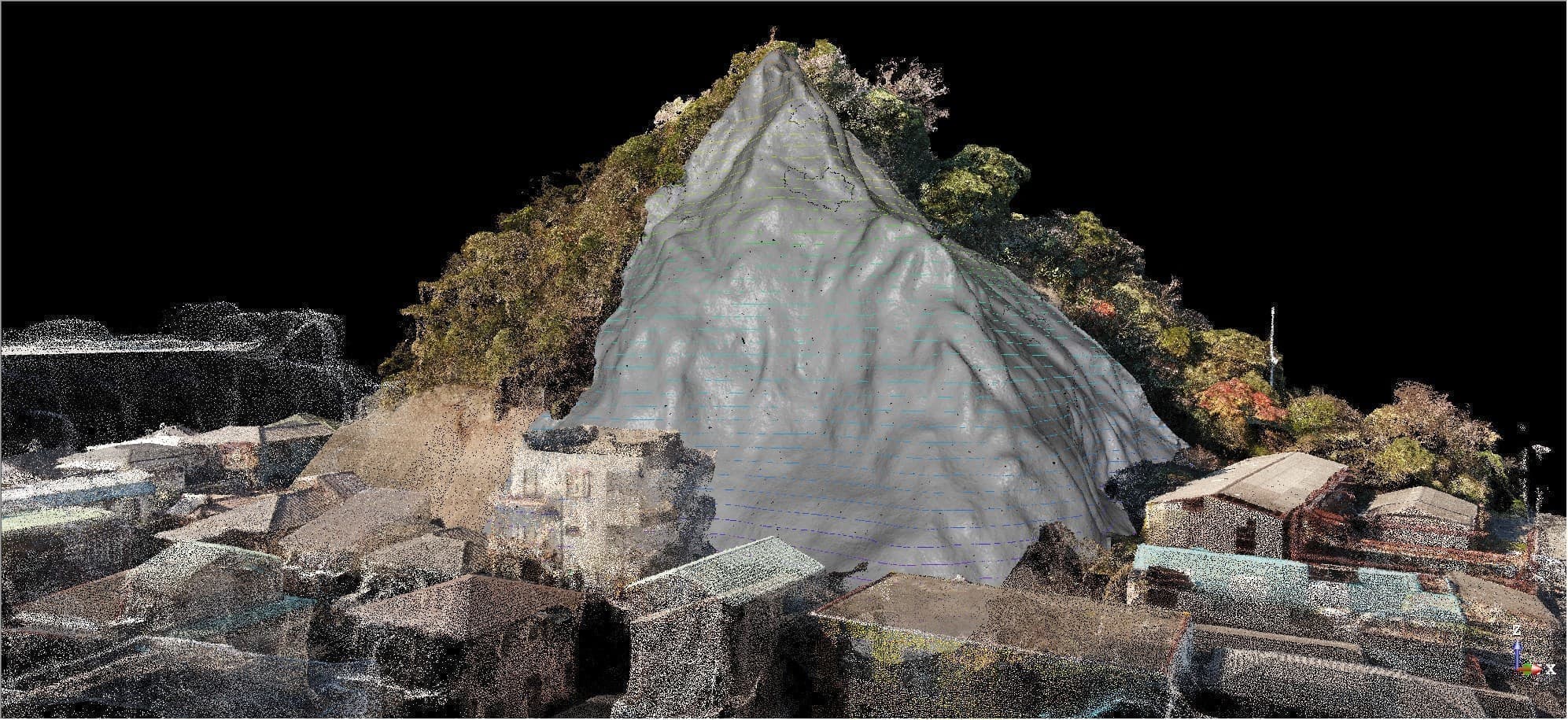 神奈川県 滋賀県 建設ICT施工 空中写真測量 3次元点群データ処理