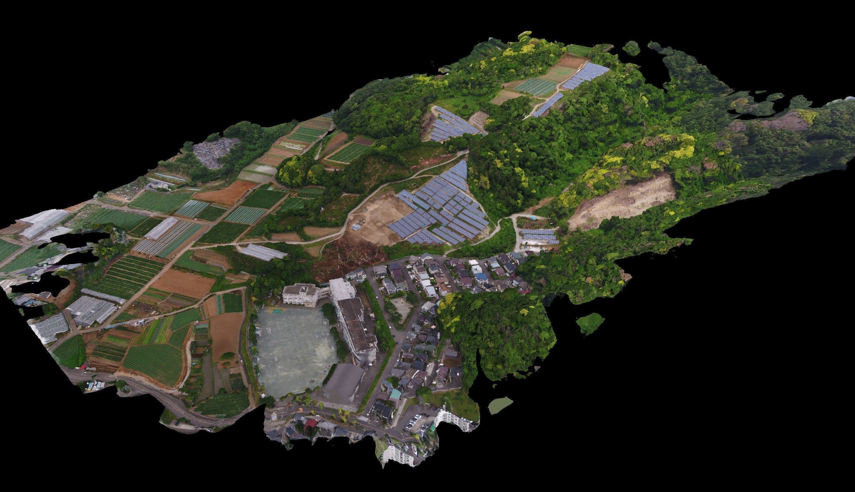 神奈川県 滋賀県 建設ICT施工 空中写真測量 3次元点群データ処理