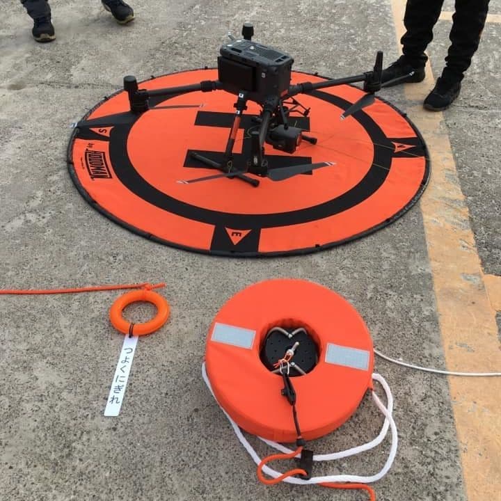 ドローンを用いた水難救助支援システム