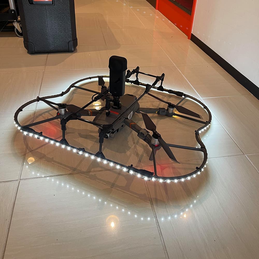 暗所・狭所点検のためのドローンを試作しました